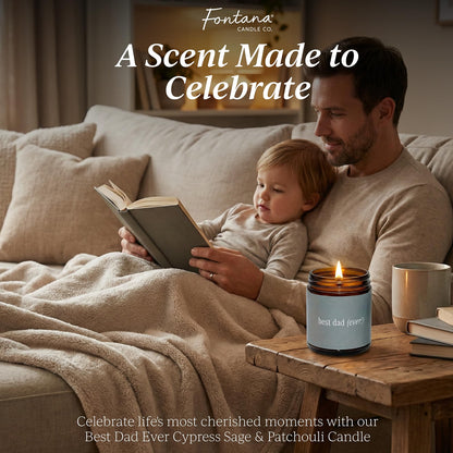 Best Dad Ever Jar Candle