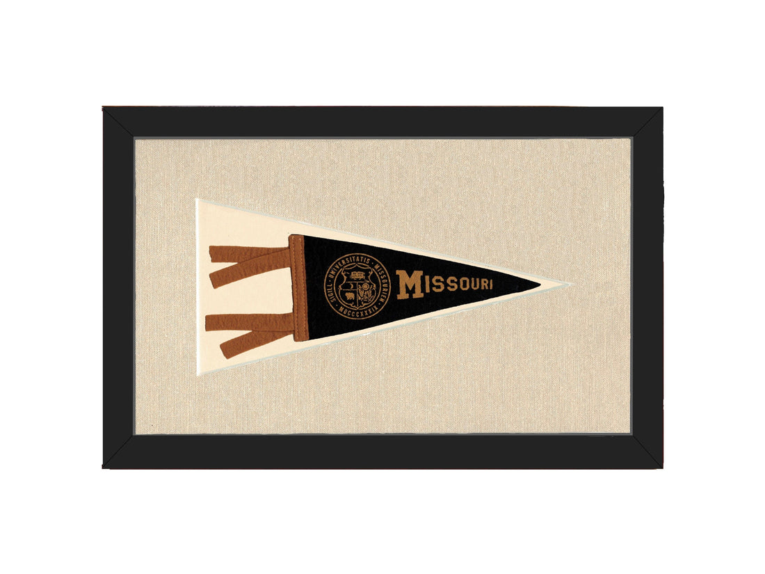 Americana Memories Vintage Pennants and Memorabilia Vintage University of Missouri Pennant