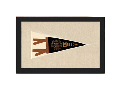 Americana Memories Vintage Pennants and Memorabilia Vintage University of Missouri Pennant
