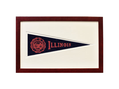 Vintage University of Illinois Hormel Pennant