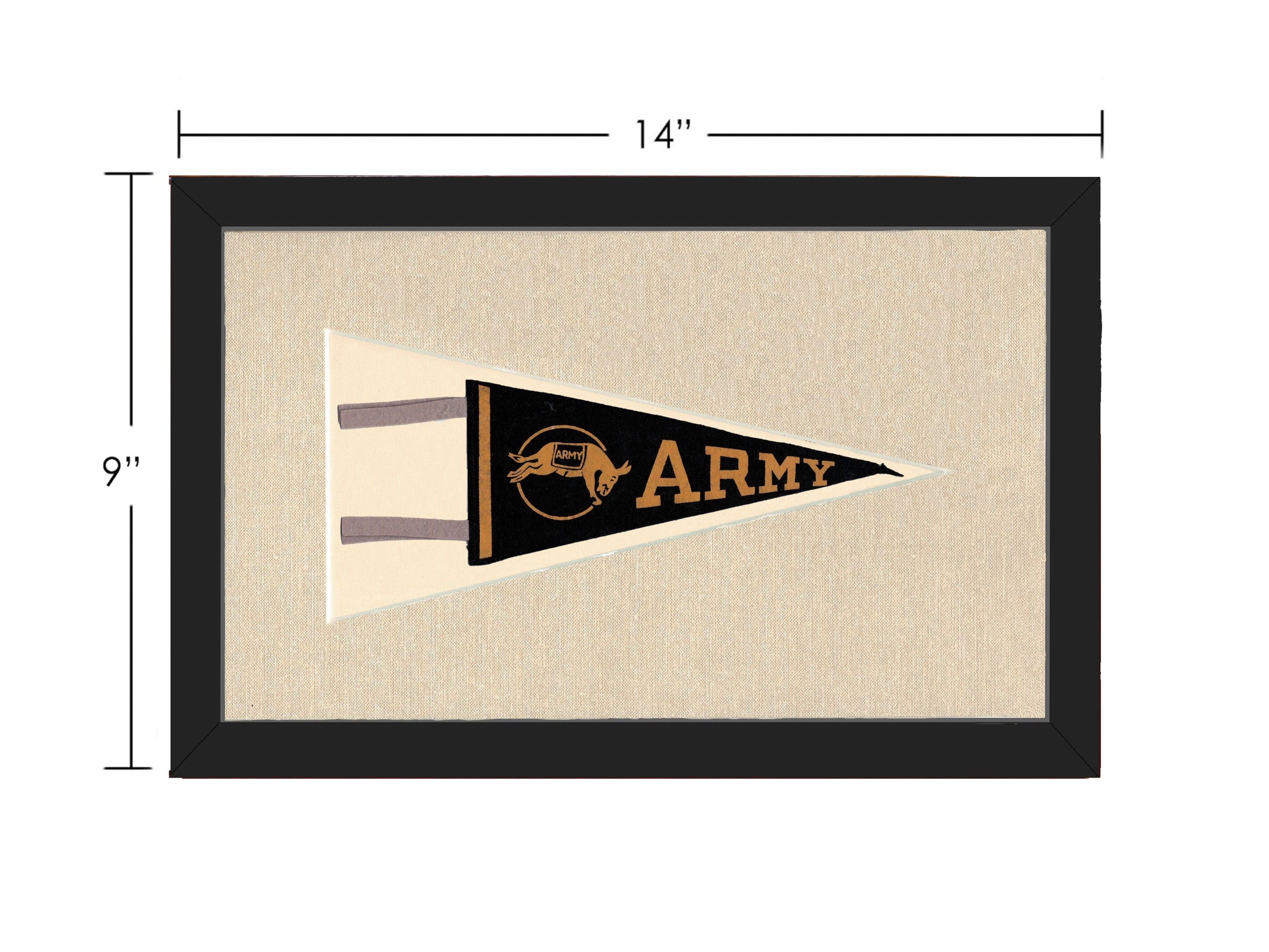 Americana Memories Vintage Pennants and Memorabilia Vintage Army Pennant
