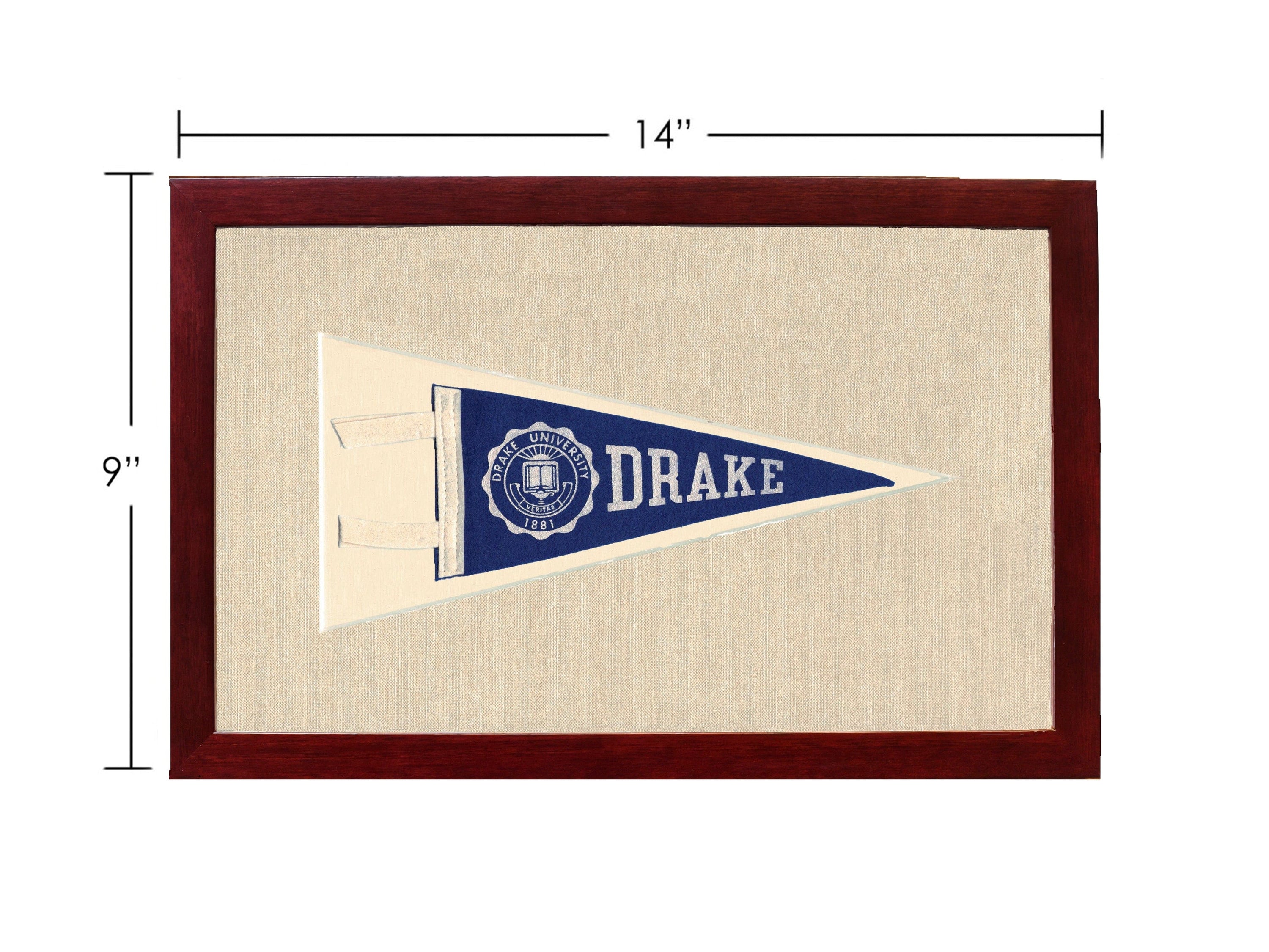 Americana Memories Vintage Pennants and Memorabilia Vintage Drake University Pennant