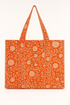 Orange Floral Tote - My American Goods