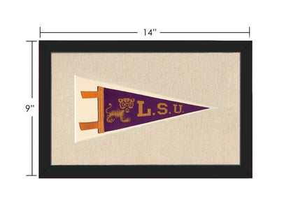 Vintage Louisiana State University Pennant