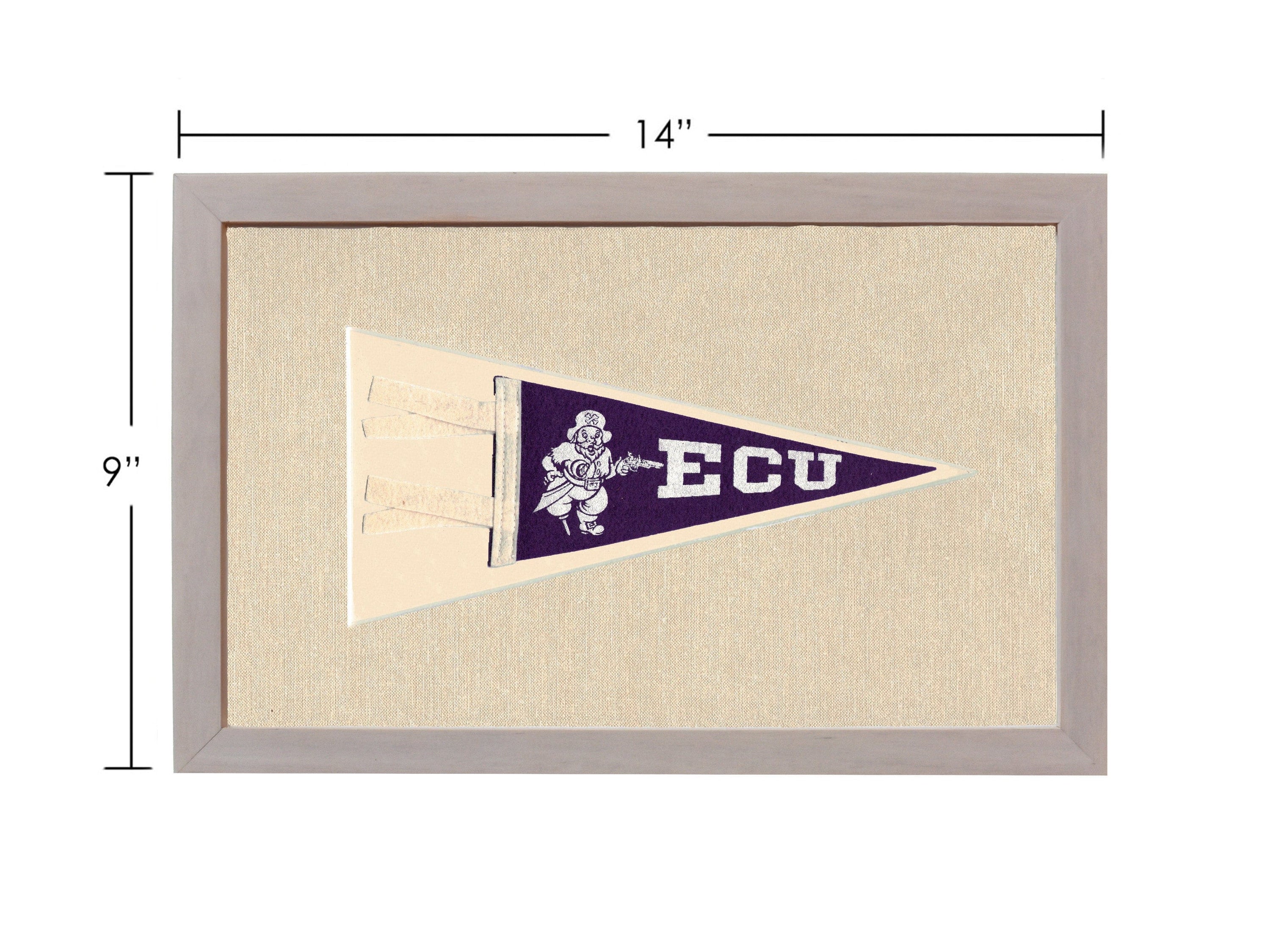 Americana Memories Vintage Pennants and Memorabilia Vintage East Carolina University Pennant