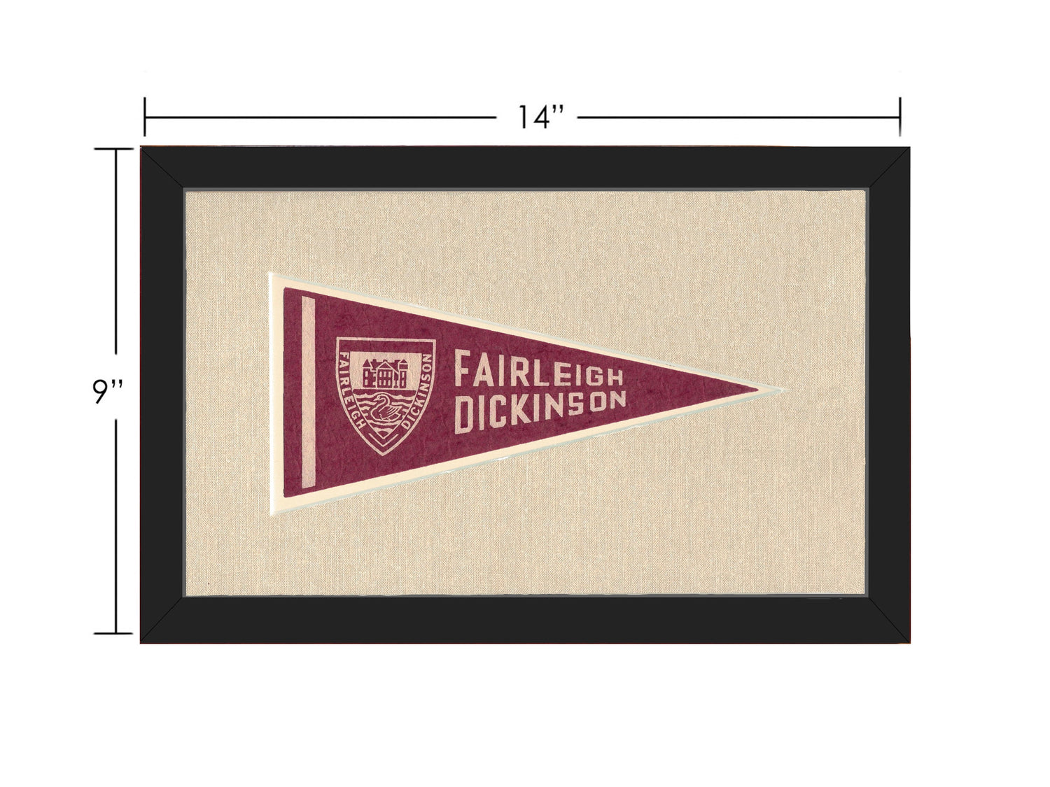 Vintage Fairleigh Dickinson Pennant