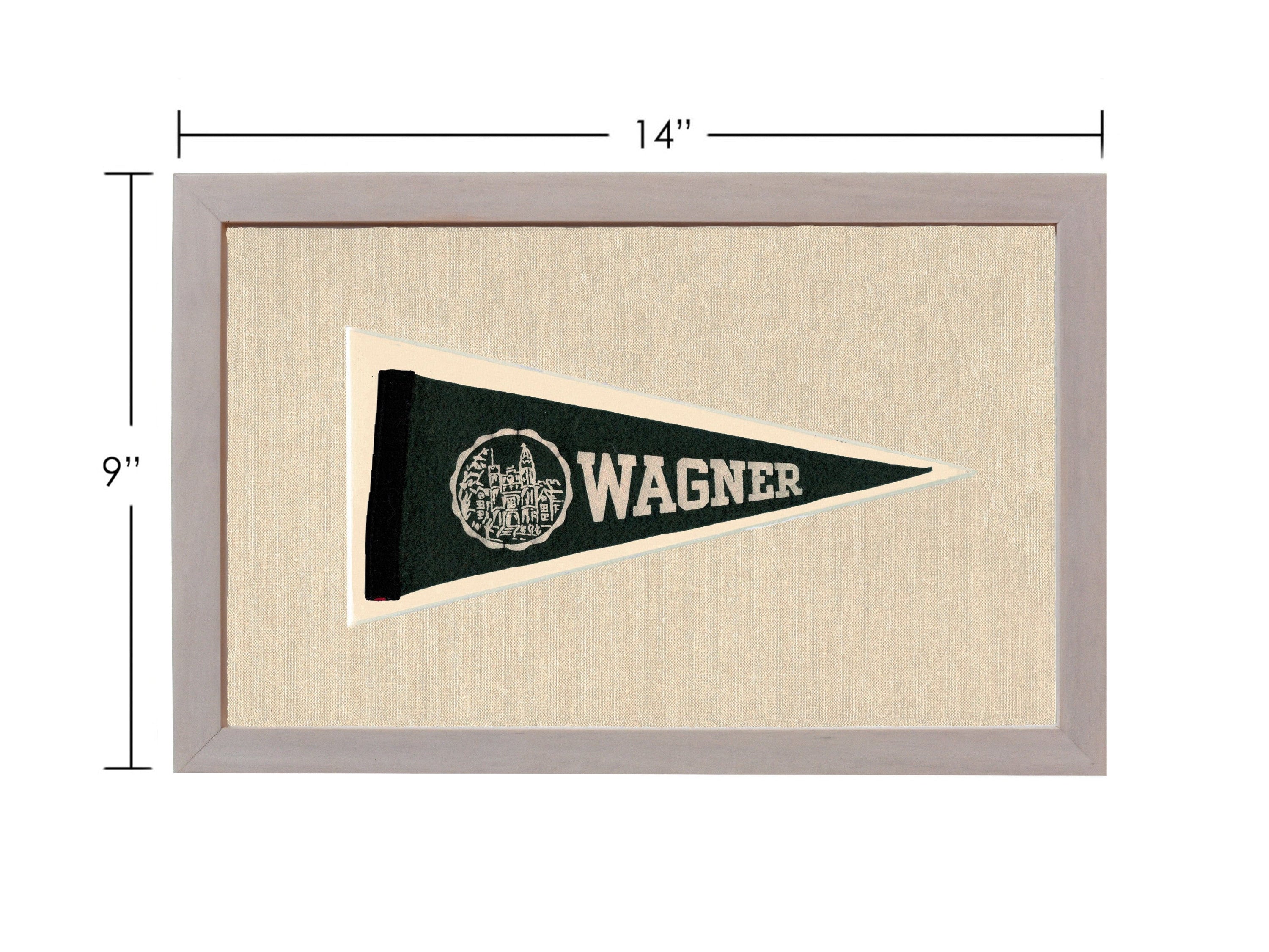 Americana Memories Vintage Pennants and Memorabilia Vintage Wagner College Pennant