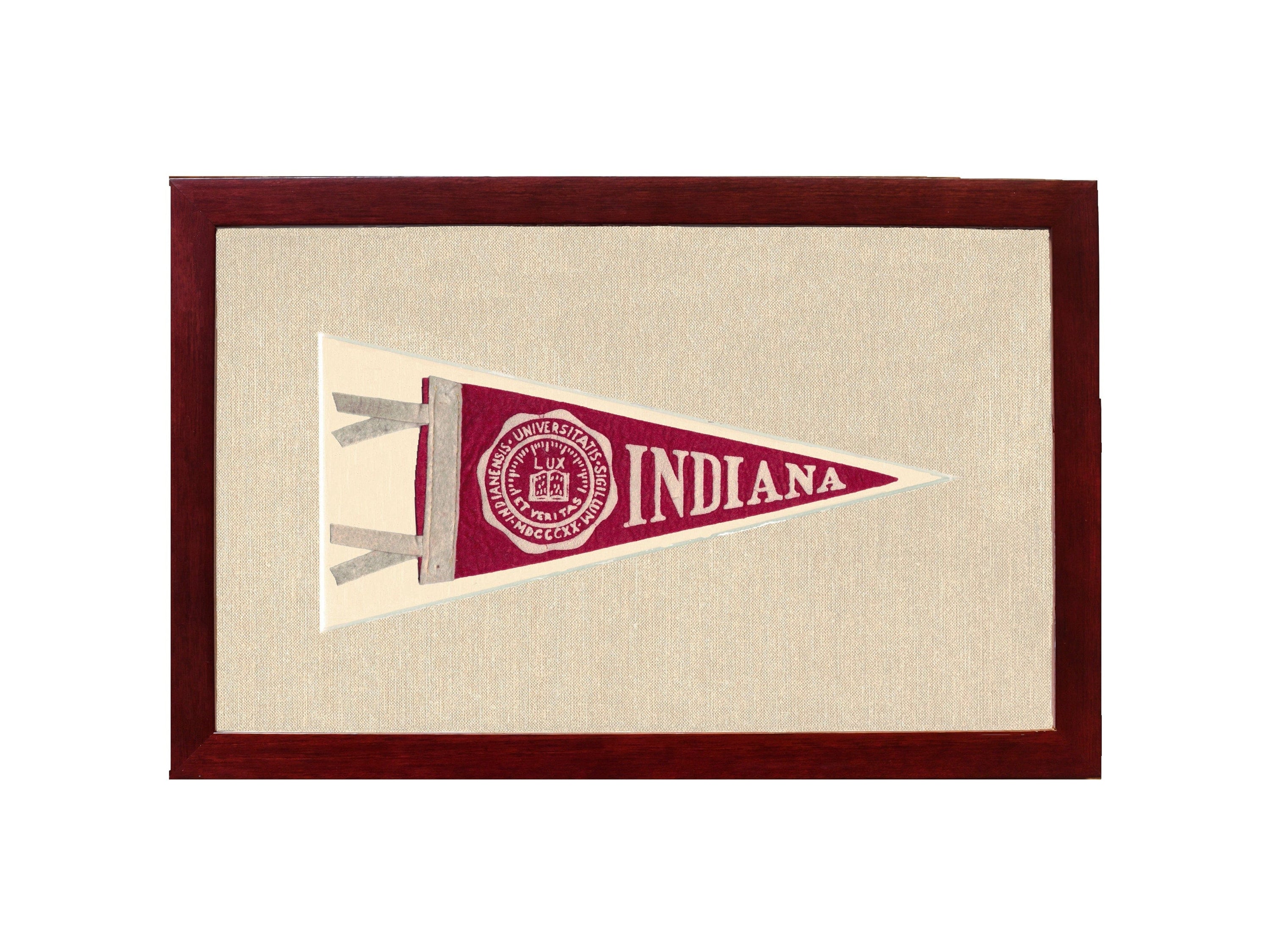 Americana Memories Vintage Pennants and Memorabilia Vintage University of Indiana Pennant