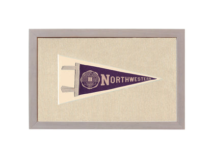 Americana Memories Vintage Pennants and Memorabilia Vintage Northwestern University Pennant
