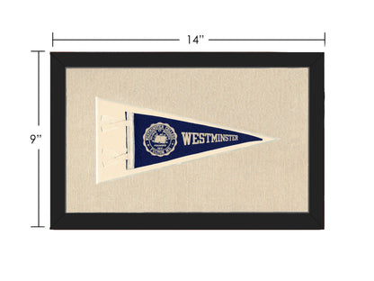 Americana Memories Vintage Pennants and Memorabilia Vintage Westminster College Pennant
