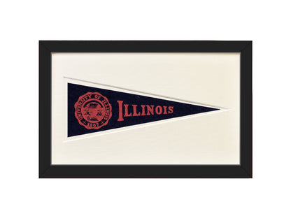 Vintage University of Illinois Hormel Pennant