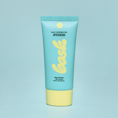 Bask Suncare Sunscreen .67 oz (20mL) / Individual Daily Invisible Gel SPF 40 Sunscreen