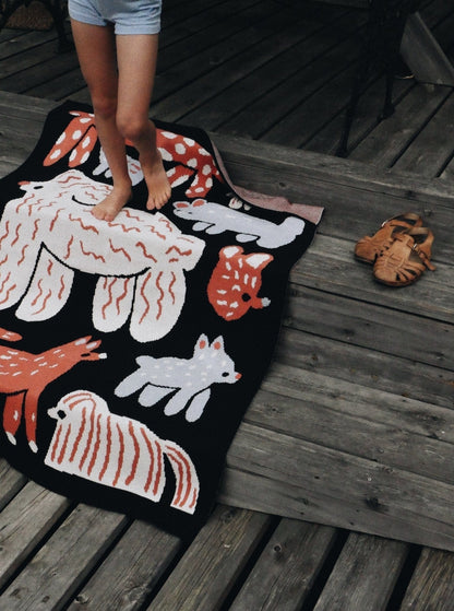 Bow Wow Baby Blanket