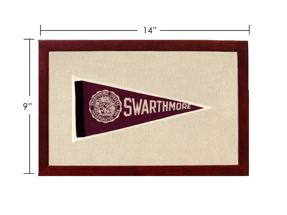 Americana Memories Vintage Pennants and Memorabilia Vintage Swarthmore College Pennant
