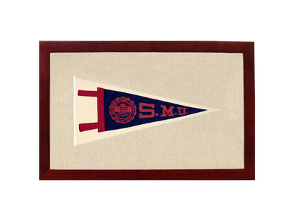 Americana Memories Vintage Pennants and Memorabilia Vintage Southern Methodist University Pennant