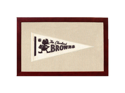 Americana Memories Vintage Pennants and Memorabilia Vintage Cleveland Browns Pennant