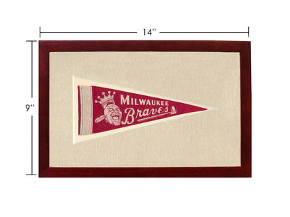 Vintage Milwaukee Braves Pennant