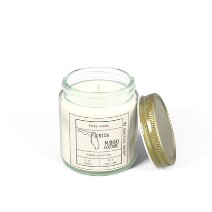 Florida Mango Coconut Scented Candle - Aromatic Home Decor - My American Goods