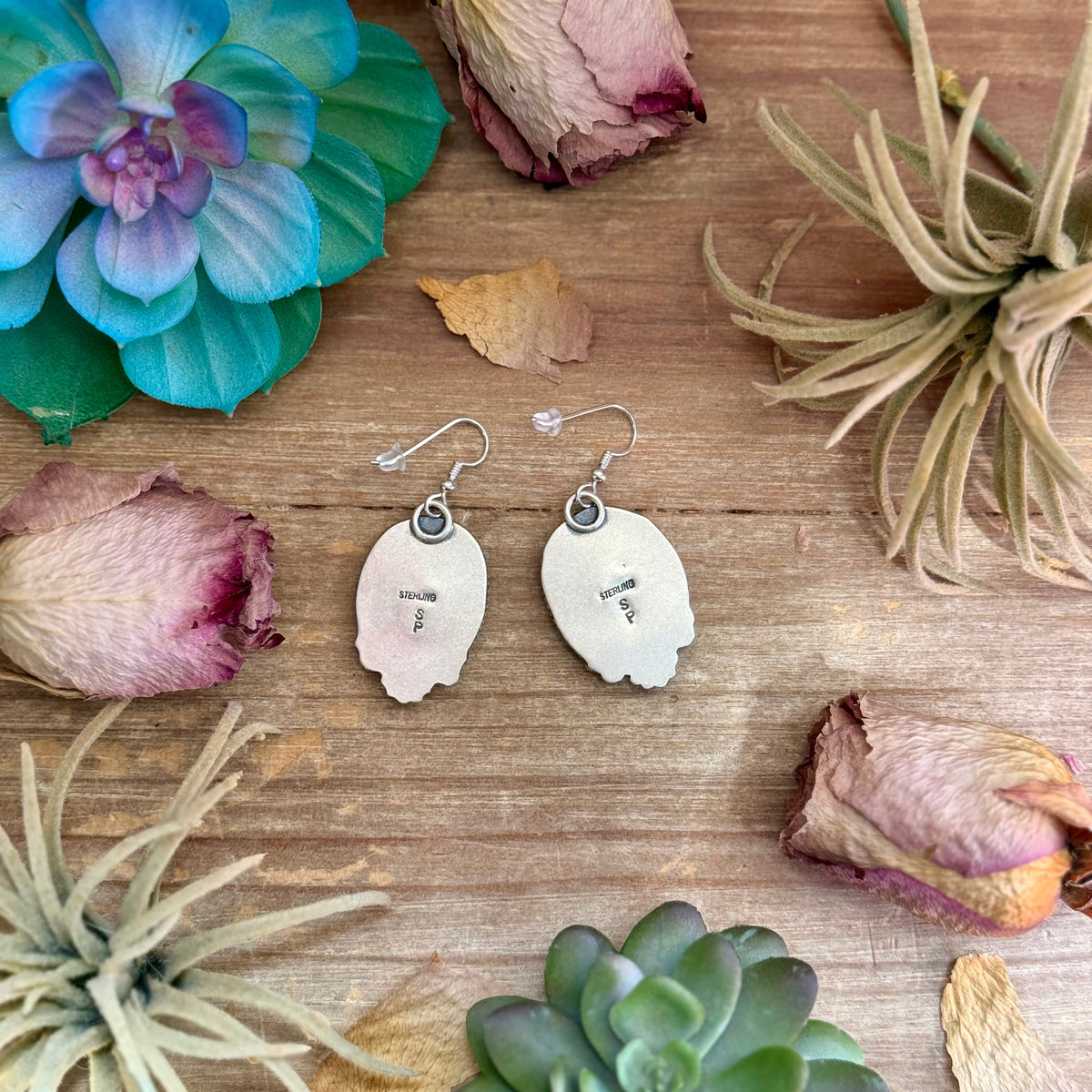 Cripple Creek Turquoise Dangle Earrings by Shay Pfeiffer