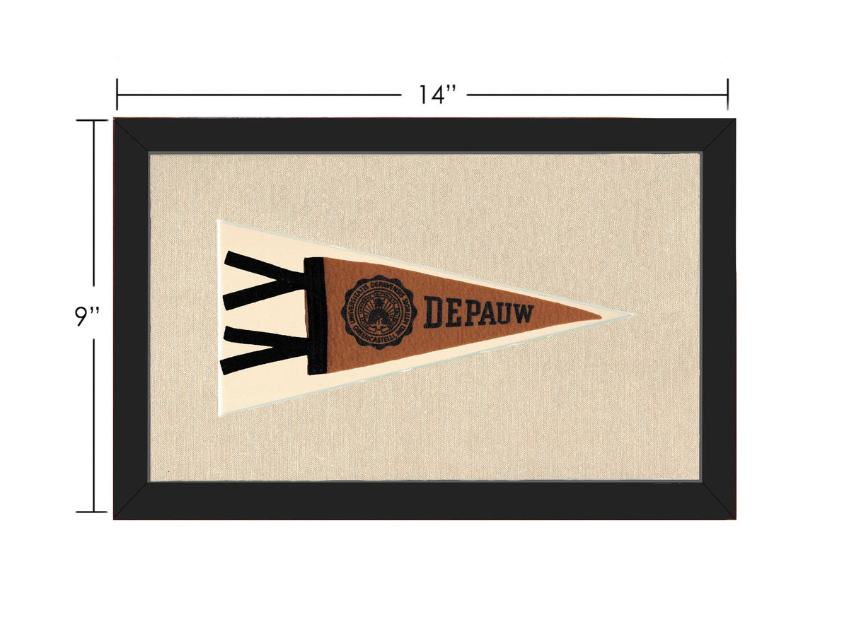 Vintage Depauw University Pennant