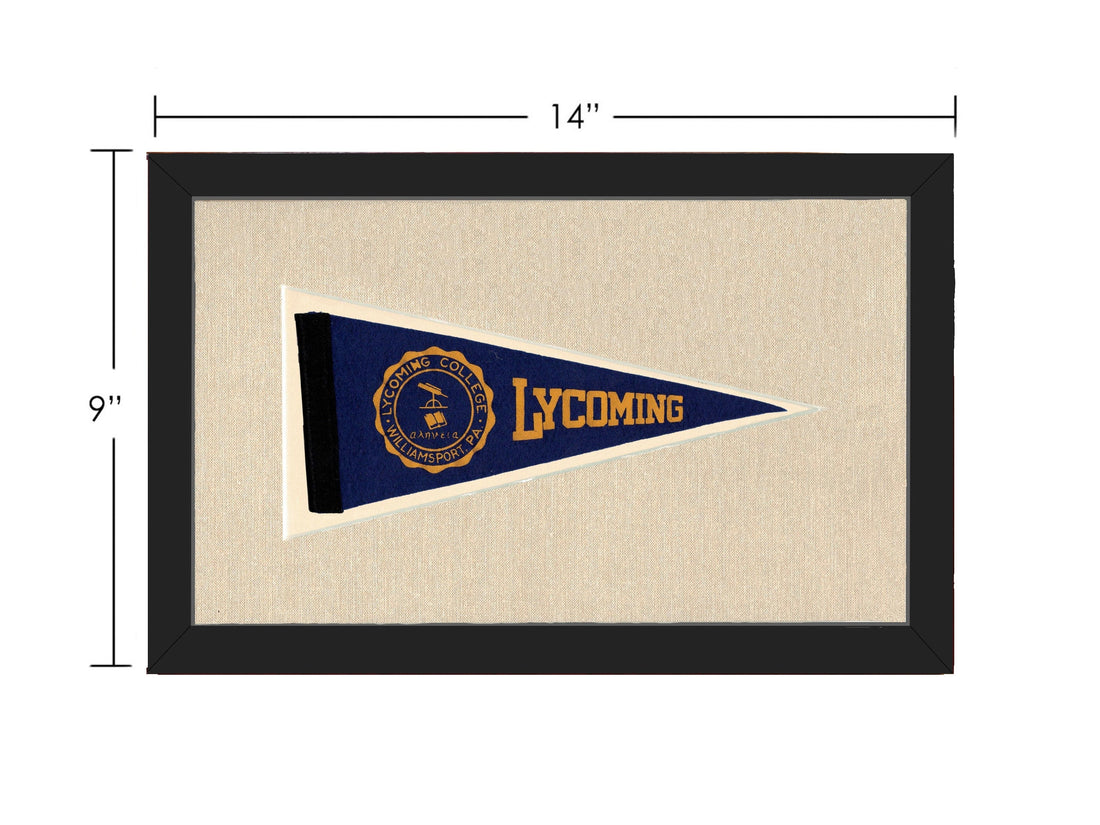 Americana Memories Vintage Pennants and Memorabilia Vintage Lycoming College Pennant