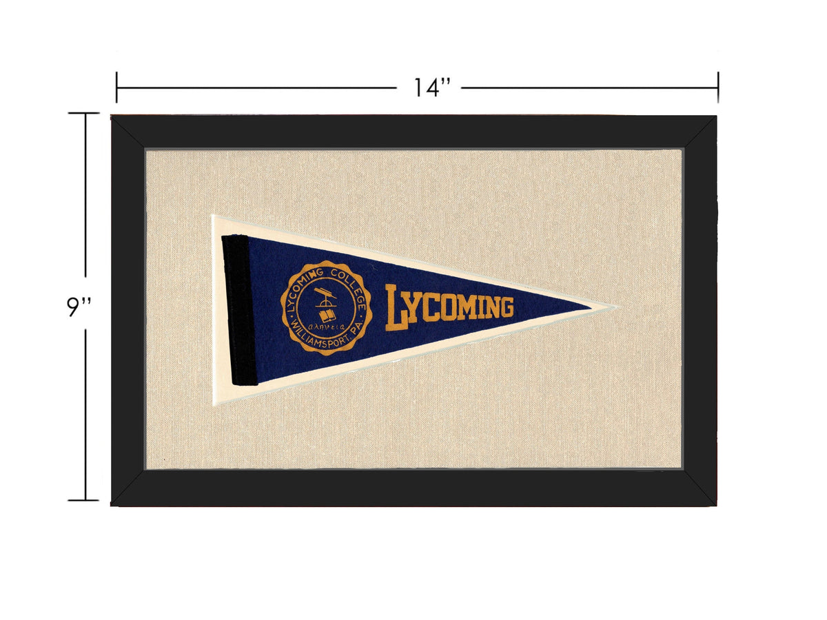 Americana Memories Vintage Pennants and Memorabilia Vintage Lycoming College Pennant
