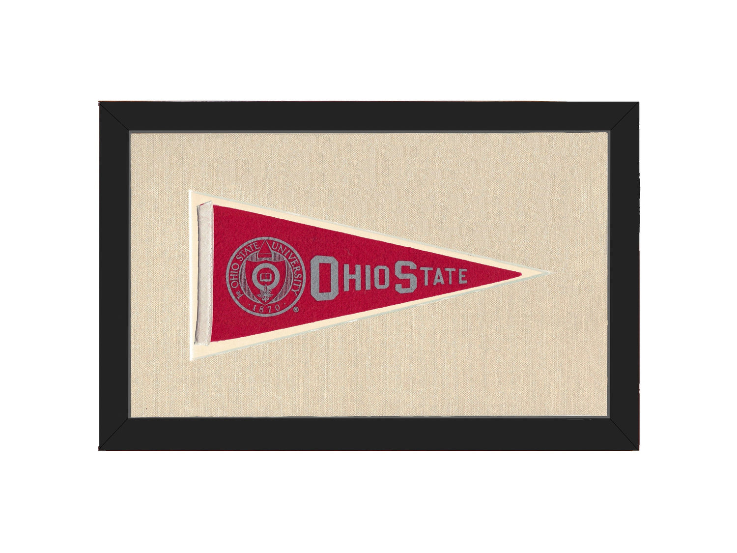 Americana Memories Vintage Pennants and Memorabilia Vintage Ohio State Pennant
