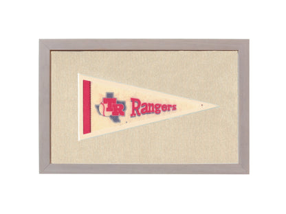 Americana Memories Vintage Pennants and Memorabilia Vintage Texas Rangers Pennant