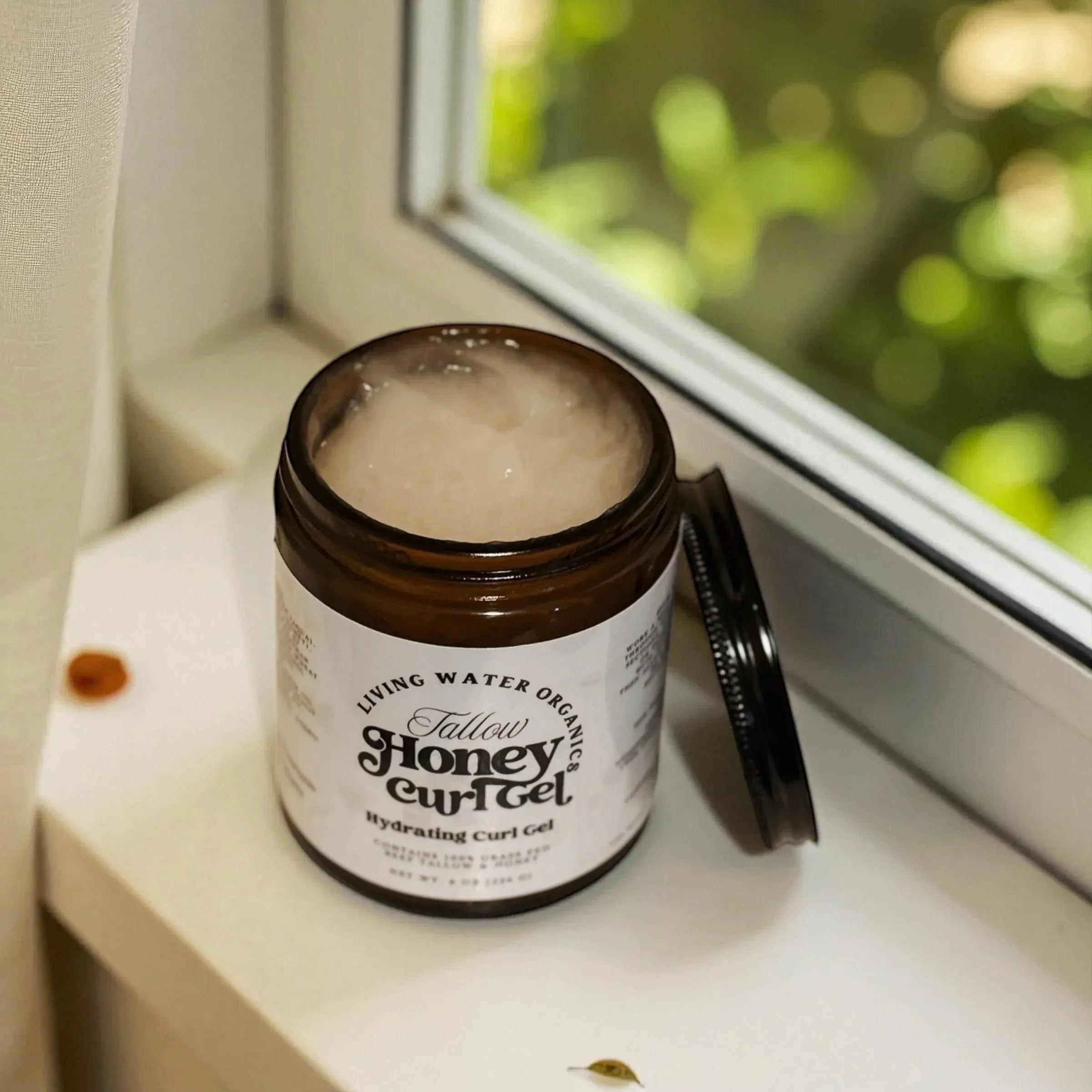 Living Water Organics Tallow Honey Curl Gel (Strong Hold)
