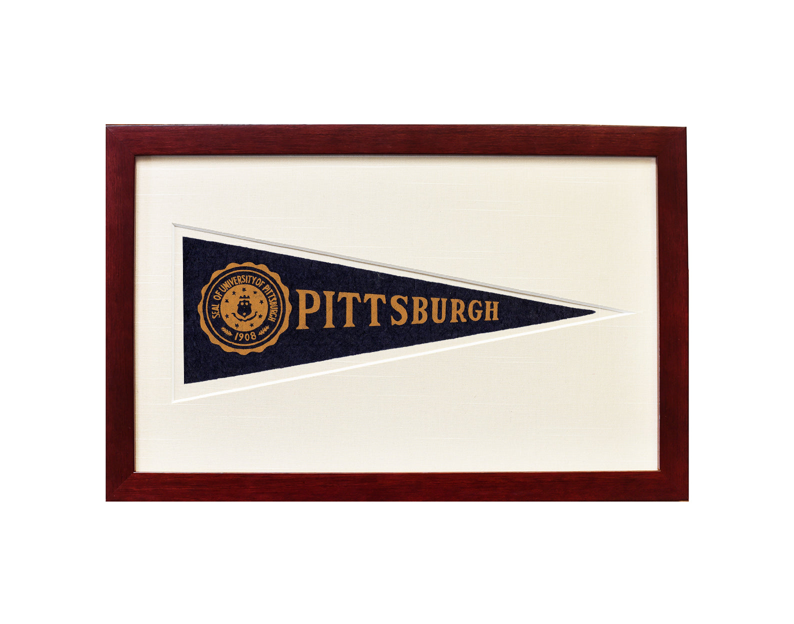 Vintage University of Pittsburgh Hormel Pennant