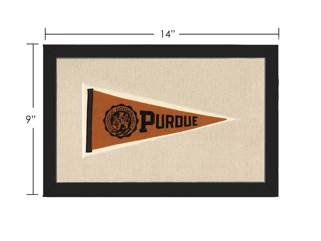 Americana Memories Vintage Pennants and Memorabilia Vintage Purdue Pennant