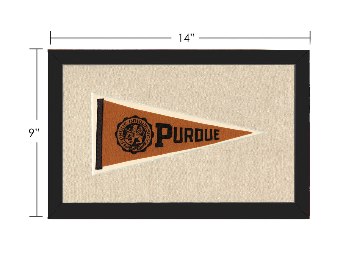 Americana Memories Vintage Pennants and Memorabilia Vintage Purdue Pennant
