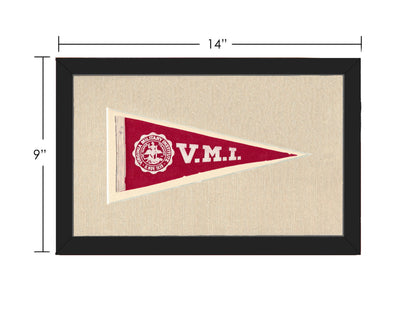 Americana Memories Vintage Pennants and Memorabilia Vintage Virginia Military Institute Pennant