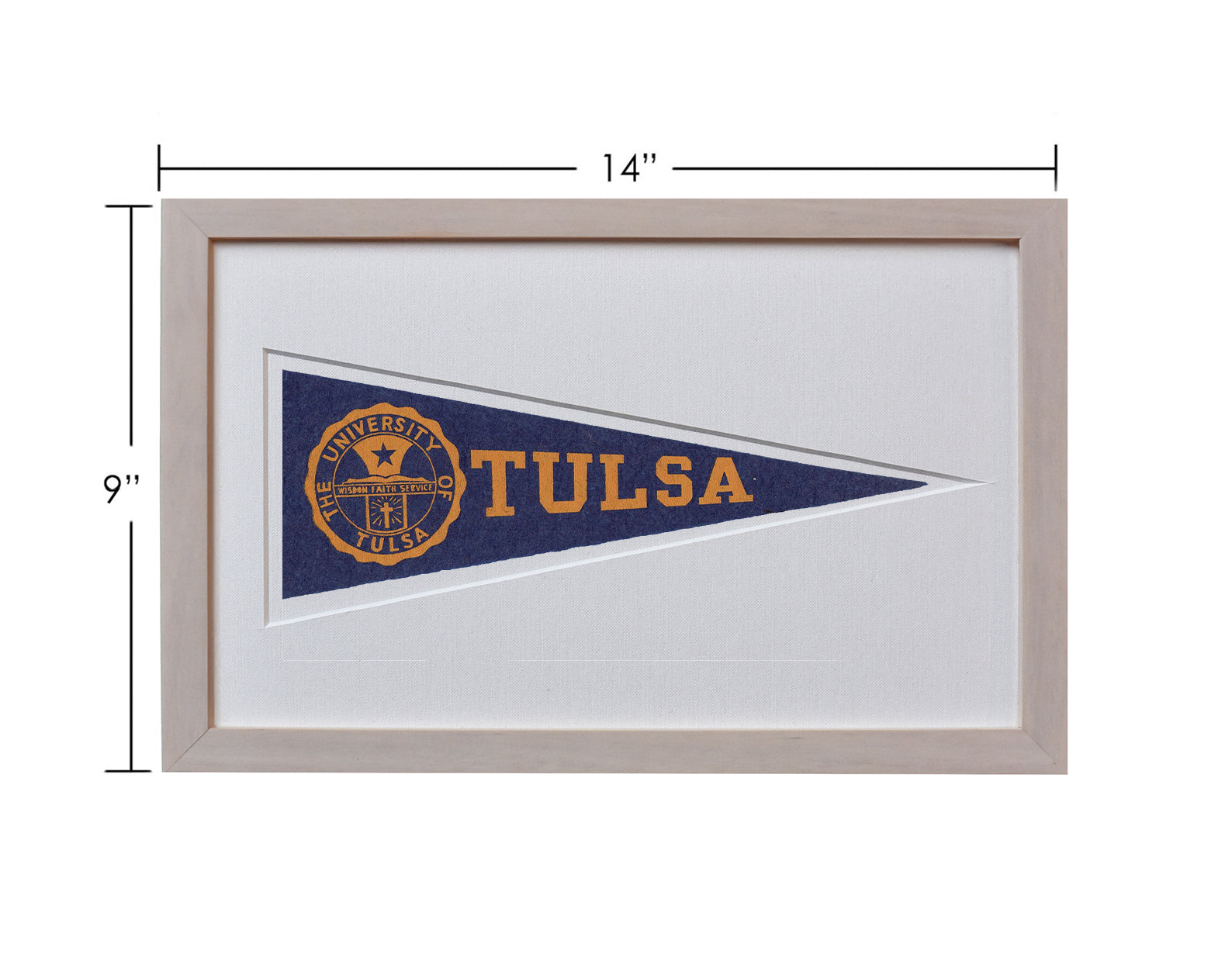 Vintage Tulsa University Hormel Pennant