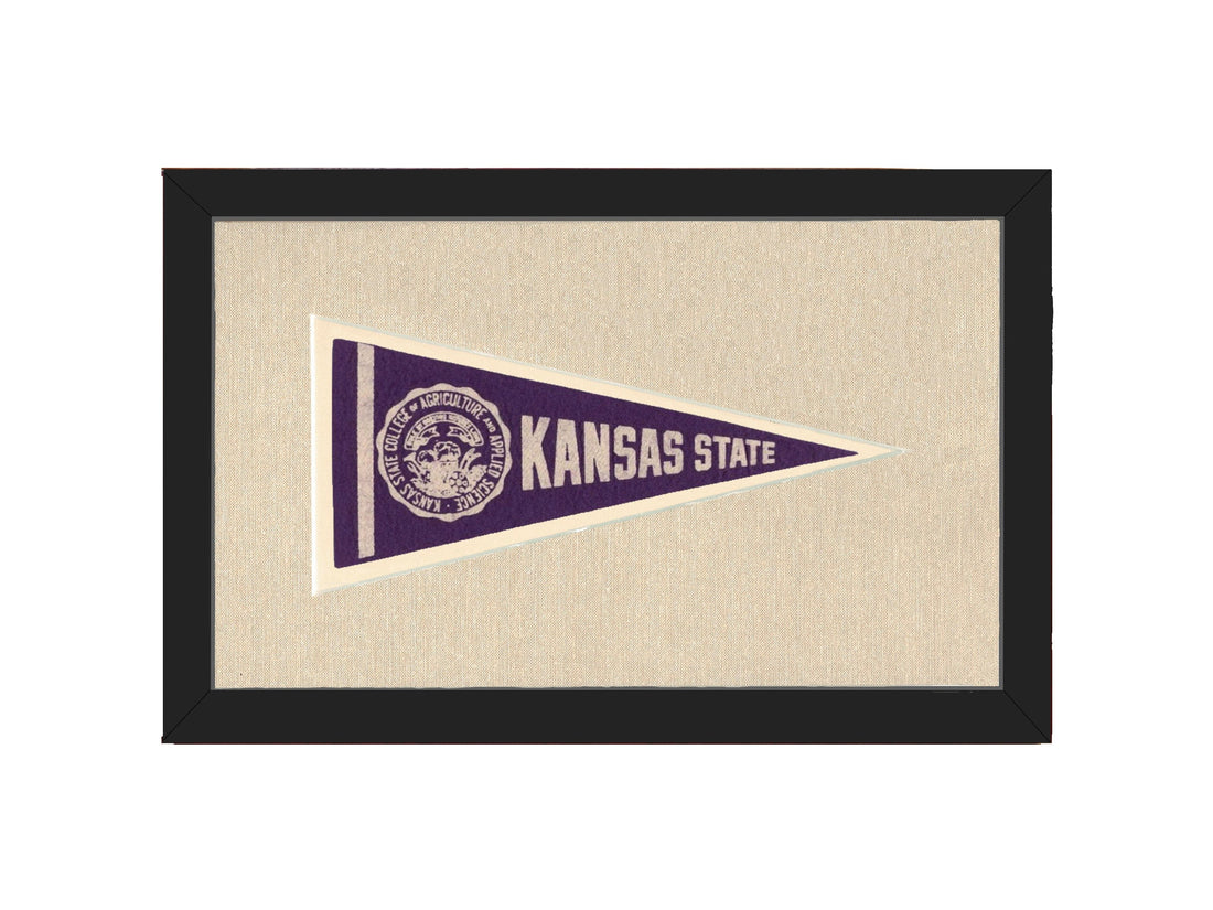 Americana Memories Vintage Pennants and Memorabilia Vintage Kansas State University Pennant
