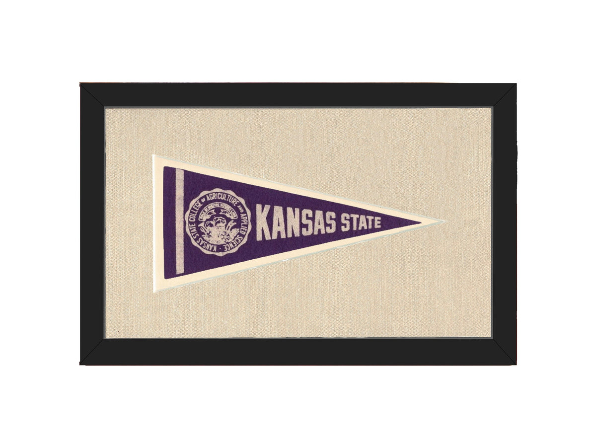 Americana Memories Vintage Pennants and Memorabilia Vintage Kansas State University Pennant