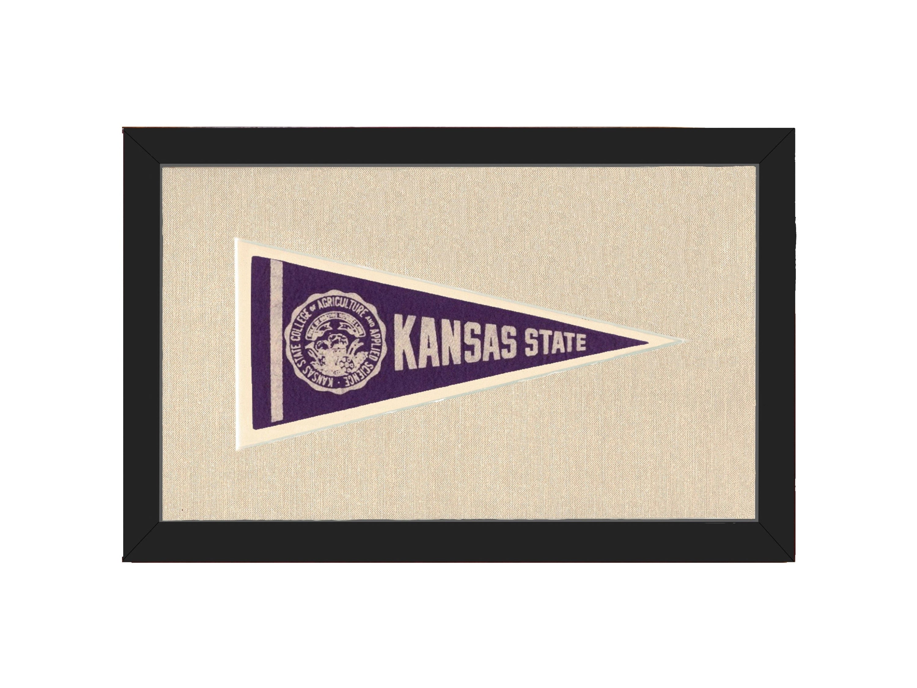 Americana Memories Vintage Pennants and Memorabilia Vintage Kansas State University Pennant