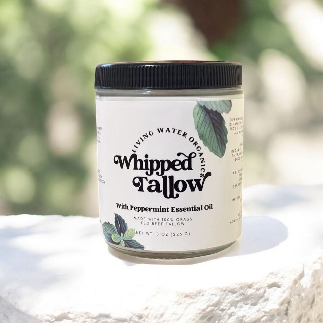 Living Water Organics Whipped Grass-Fed Tallow for Face &amp; Body