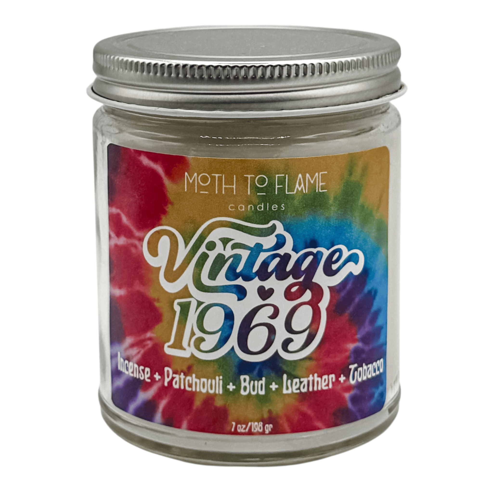 Moth to Flame Candles Candles Vintage 1969 – 7 oz / 12 oz Candle