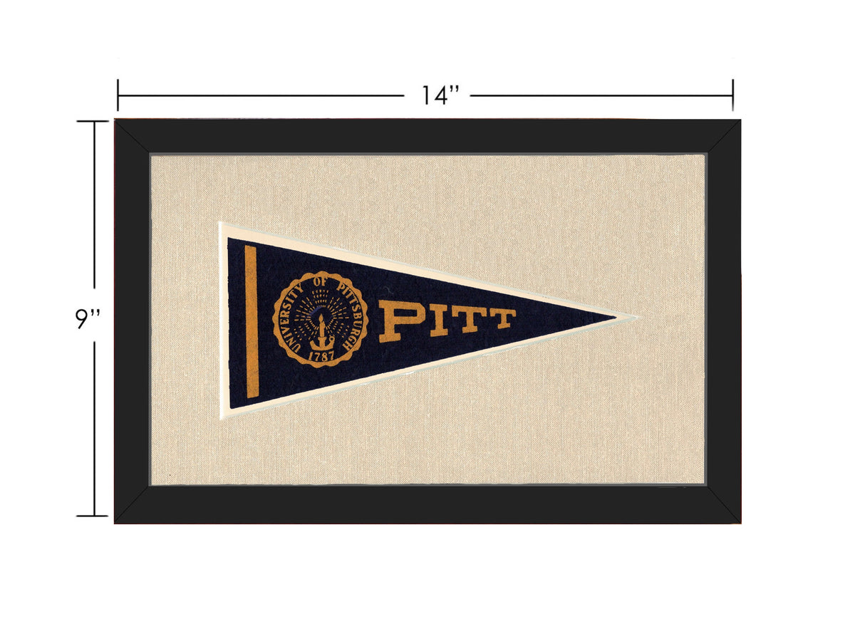 Vintage University of Pittsburgh Pennant