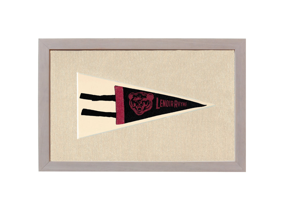 Vintage Lenoir Rhyme Pennant