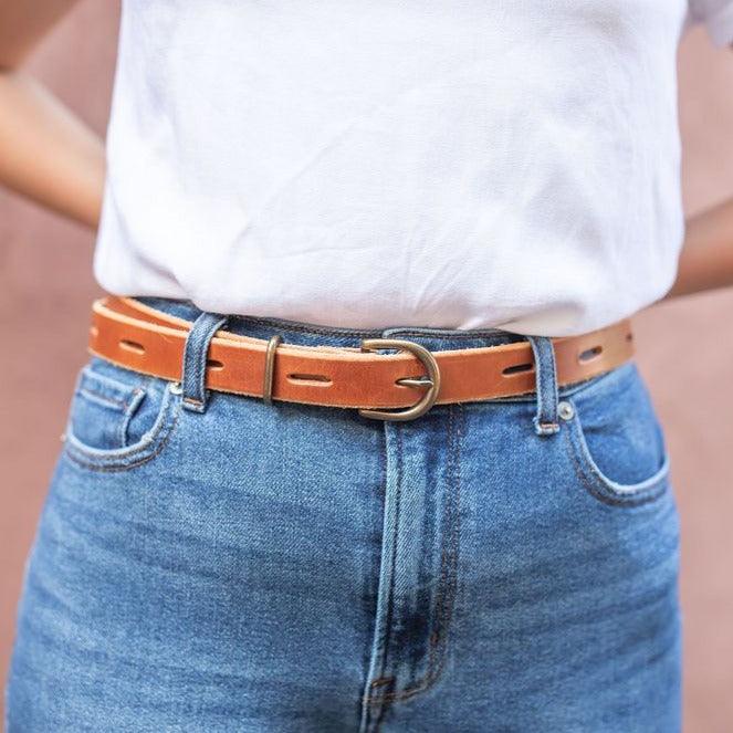 The Local Branch Leather Small / Caramel The Wanderer Belt - USA Made