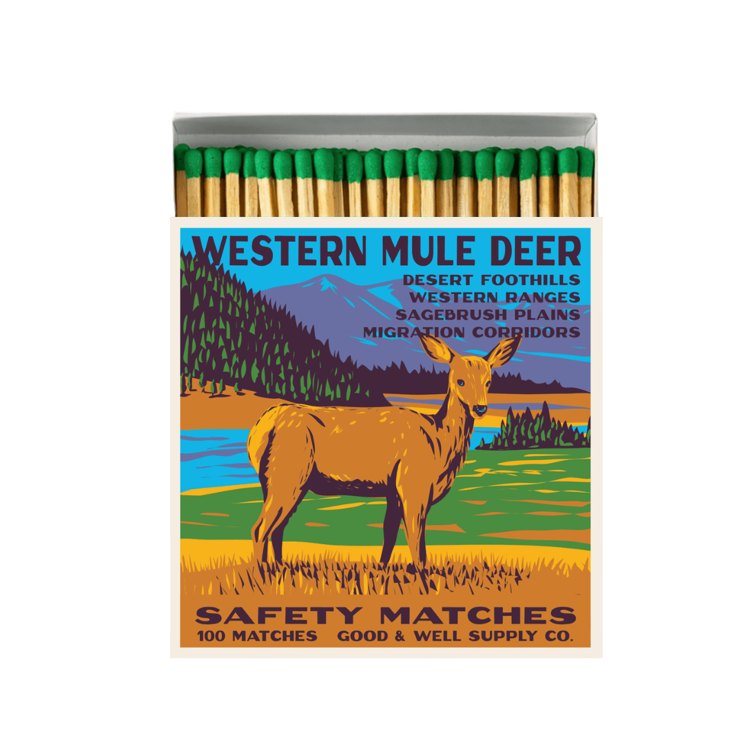 Good &amp; Well Supply Co. Western Mule Deer Cabin Matches