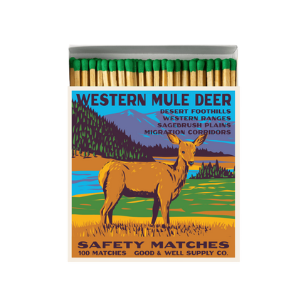 Good &amp; Well Supply Co. Western Mule Deer Cabin Matches