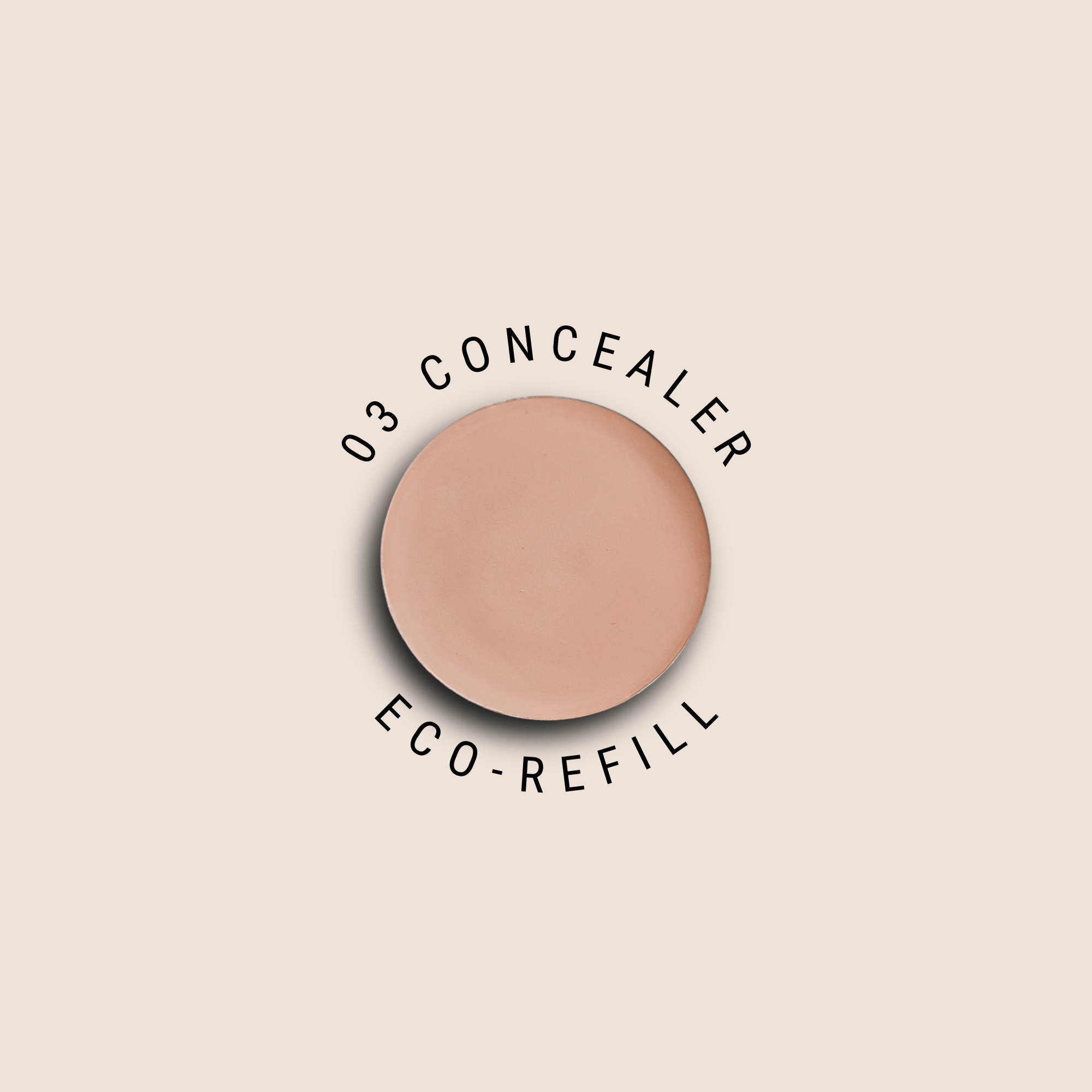 Candid Naturals 03 Cool - Light/Medium / ECO-Refill ONLY Cream Concealer