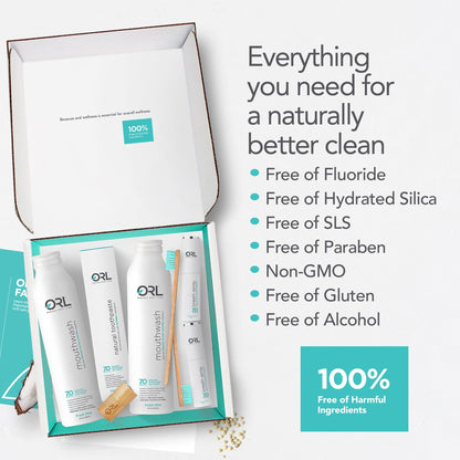 ORL Toothpaste ORL® Natural Oral Care Kit - Save 20% + FREE Shipping