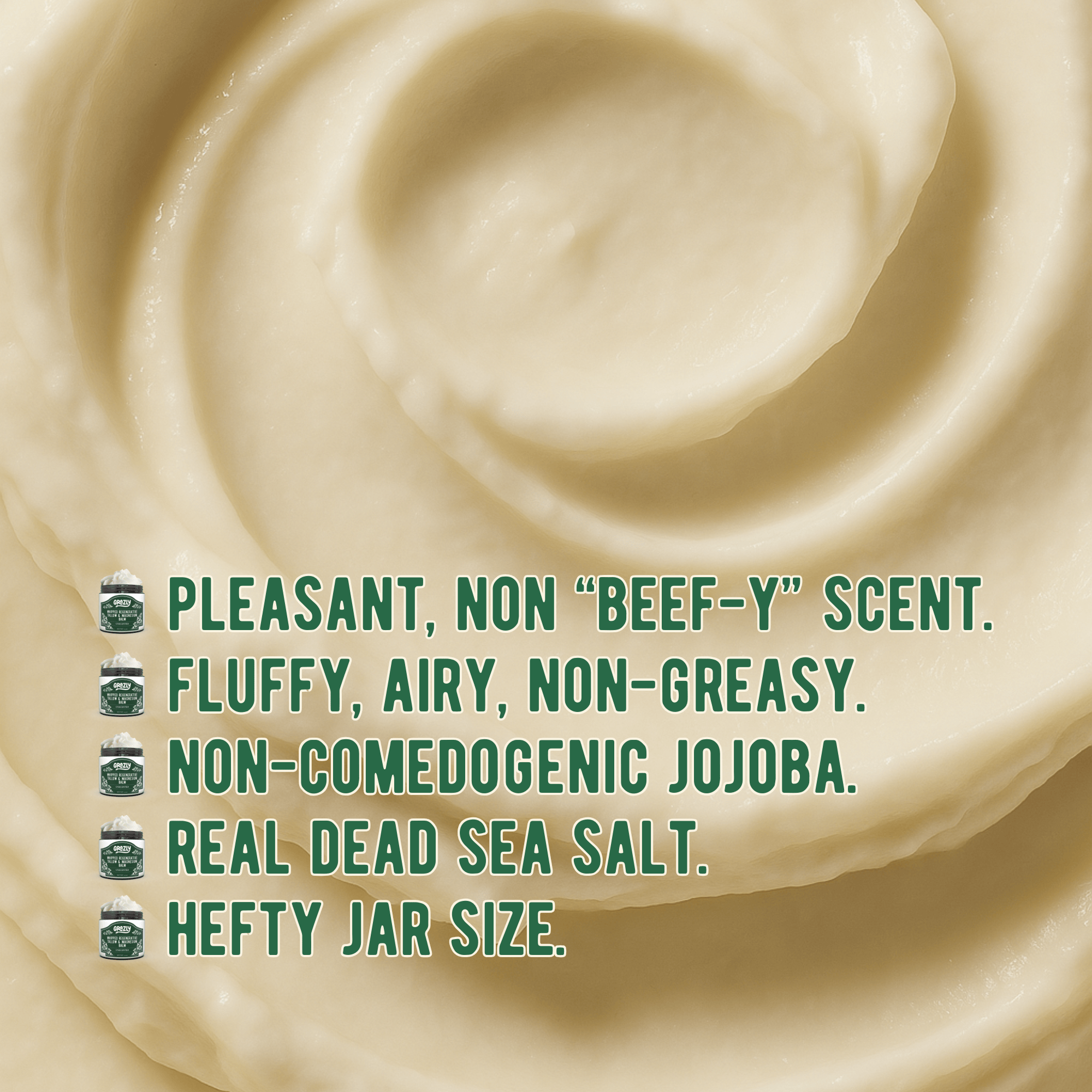 Dead Sea Magnesium &amp; Tallow Balm
