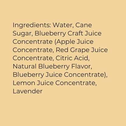 Blueberry &amp; Lavender Mixer, 16 fl oz - My American Goods