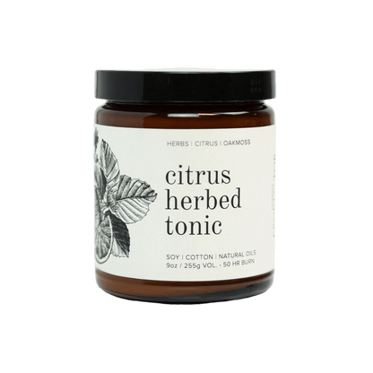 Broken Top Brands Candle 9oz Citrus Herbed Tonic Soy Candle