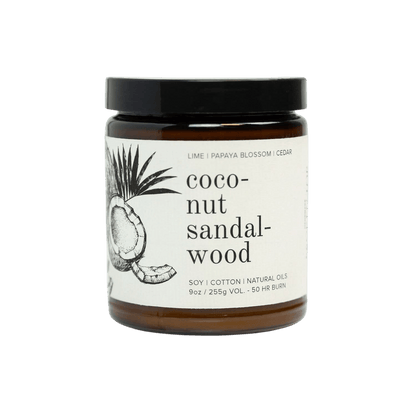 Broken Top Brands Candle 9oz Coconut Sandalwood Soy Candle